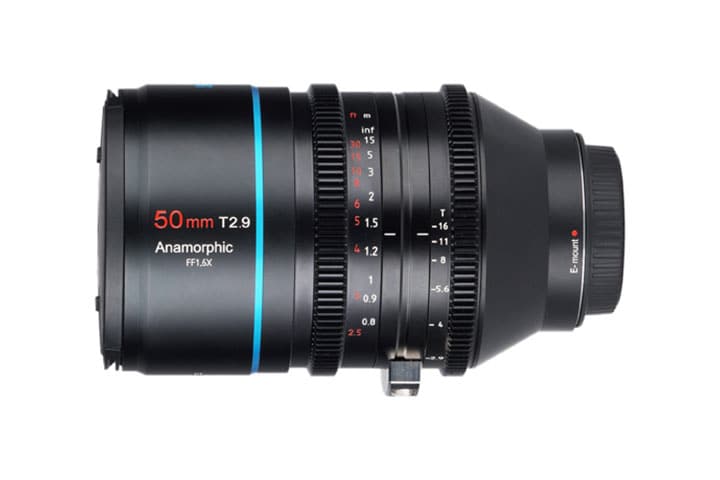 50MM T2.9 1.6X フルサイズアナモルフィックレンズ画像