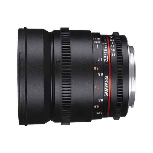 16mm T2.2 VDSLR ED AS UMC CS II マイクロフォーサーズマウント