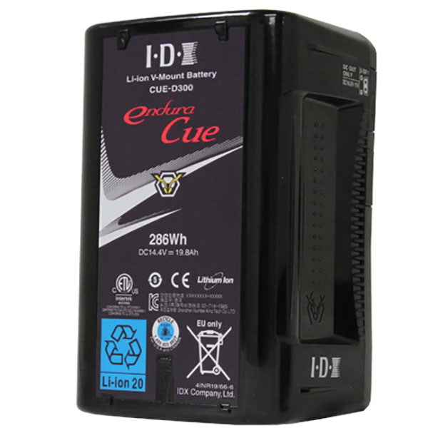 CUE-D300 Vマウントタイプリチウムイオンバッテリー