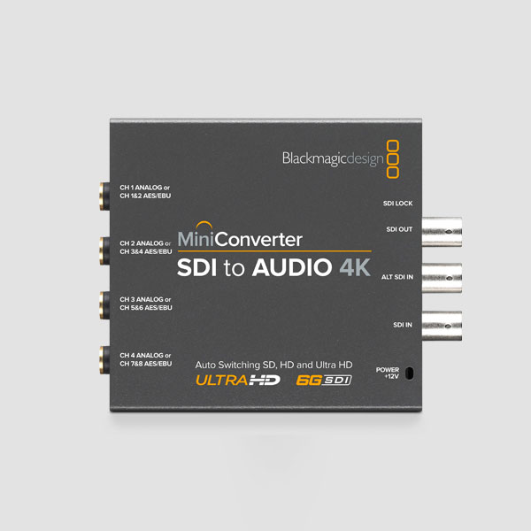 CONVMCSAUD4K [Mini Converter SDI to Audio 4K]