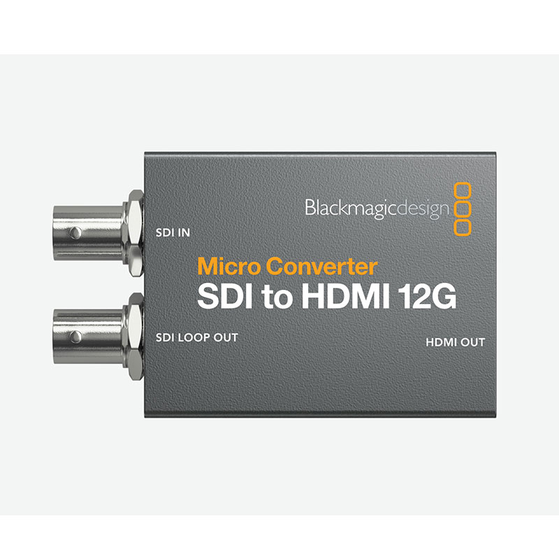 CONVCMIC/SH12G/WPSU [Micro Converter SDI to HDMI 12G wPSU]