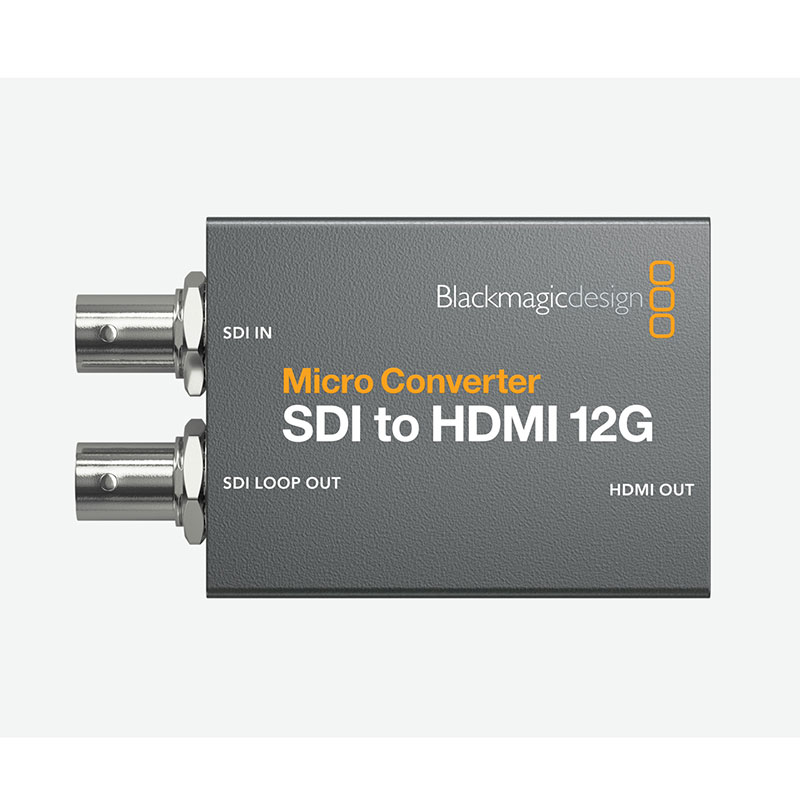 Micro Converter SDI to HDMI 12G wPSU