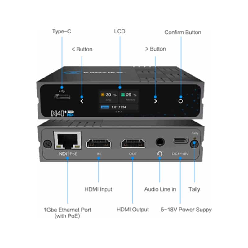 N40 Plus UHD HDMI/ NDI Bi-Directional converter IMS-KA-N40PLU