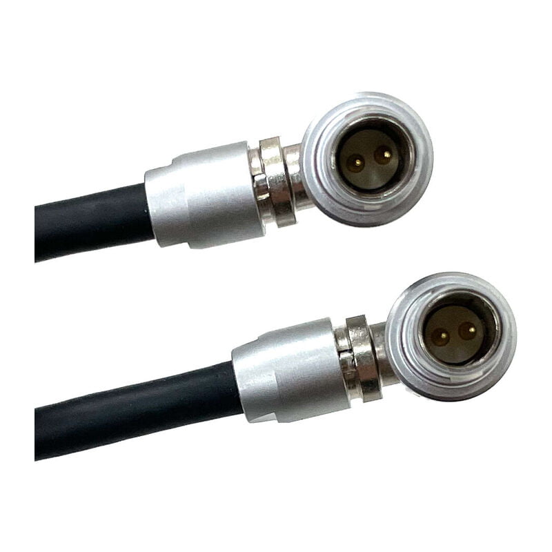 Dual Right Angle 2-Pin Lemo Cable (11cm) TCB-R2LE-R2LE-11
