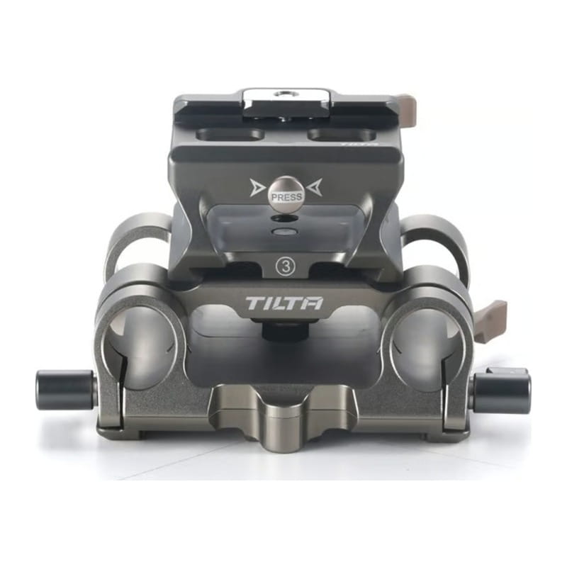 Tilta Modular 15mm LWS Baseplate Type III - Titanium Gray TA-MBP3-TG