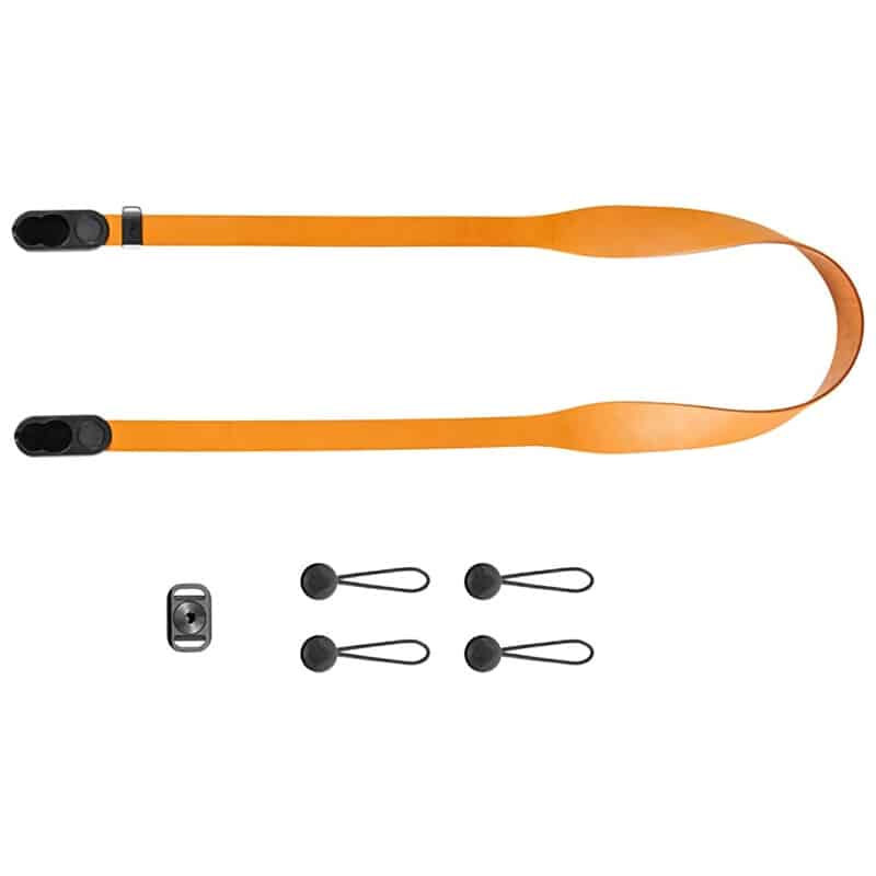 フォーム レザー カメラストラップ ショート アンバー LRS-S-AM-1