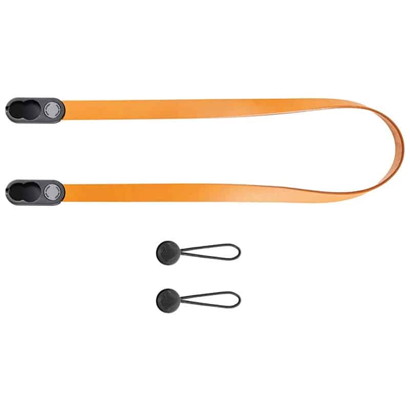 フォーム レザー カメラストラップ ネック アンバー LRS-N-AM-1