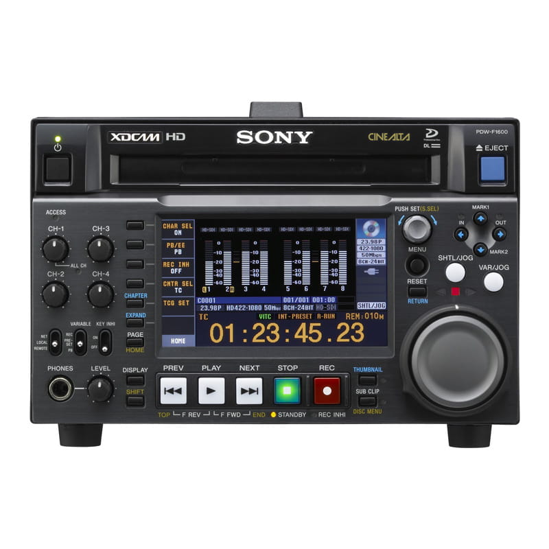 XDCAM HD422レコーダー PDW-F1600
