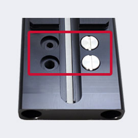 TF-Φ15 ロッド PLATE Sachtler75mmボールヘッドTタイプ用 TF-15ΦPlate(75T)