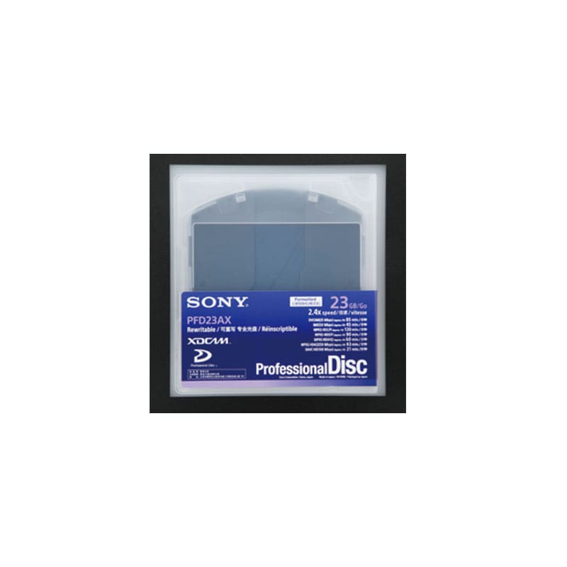 PFD23AX XDCAM記録用プロフェッショナルディスク(23GB/1層/キューシート3枚収納対応)