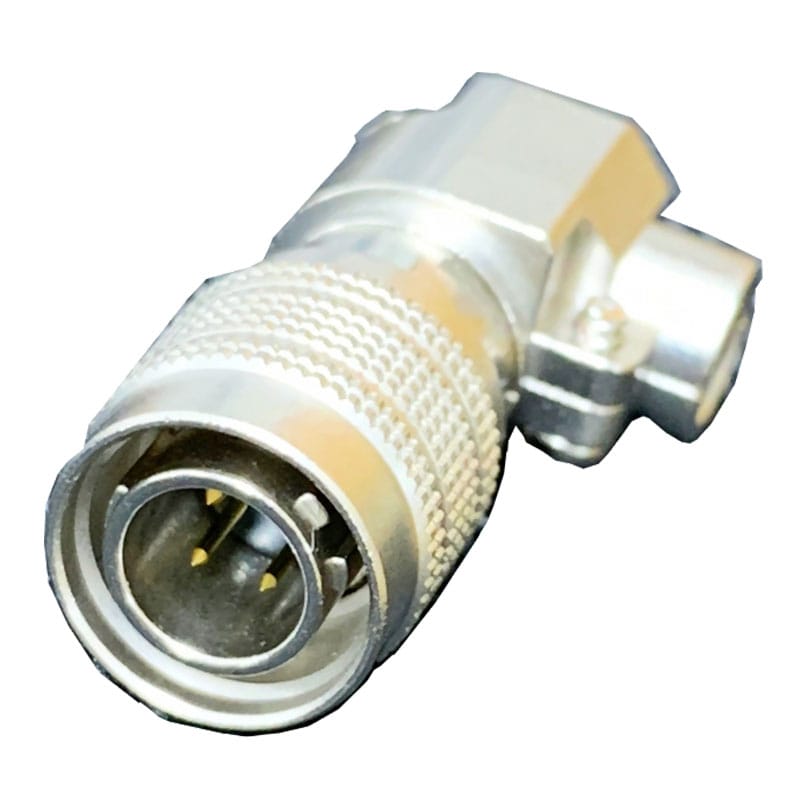 MCABLE-LPE6C-HR4PL-40cm Canon R5C用LP-E6 Canon純正カプラー8.4V(7.2V) ヒロセ4ピン L字40cm