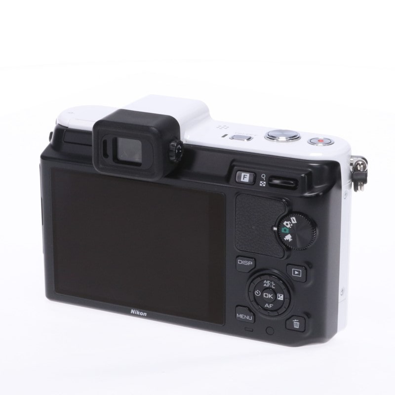 通販オンライン  　nikon1v1　ホワイト ミラーレスカメラ デジタルカメラ