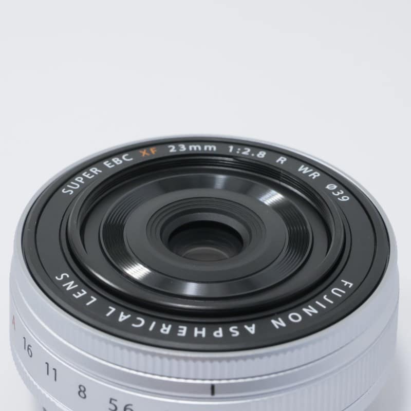フジノンレンズ XF23mmF2.8 R WR シルバー