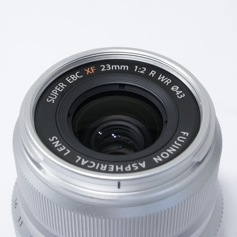 富士フイルム フジノンレンズ XF23mmF2 R WR シルバー AB-ランク 中古