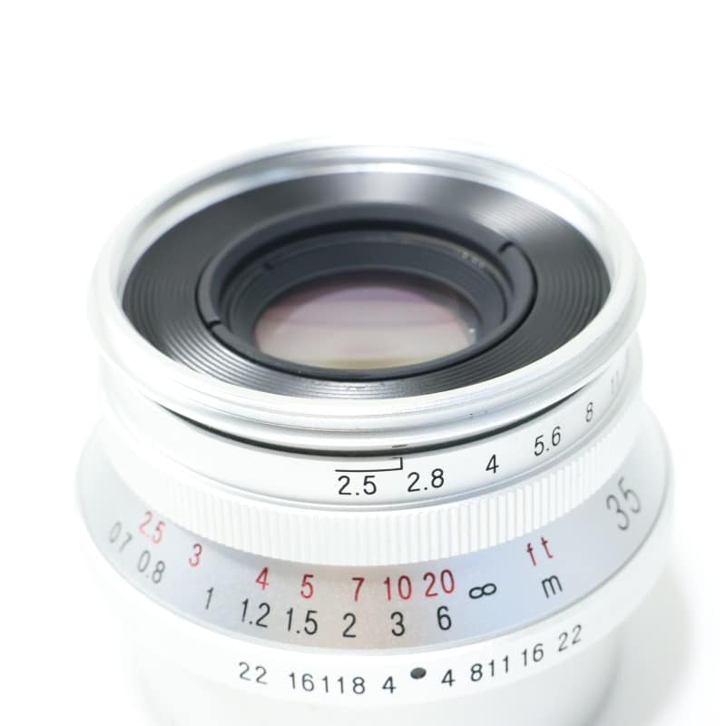 Voigtlander COLOR-SKOPAR 35mm F2.5 クラシック シルバー 中古
