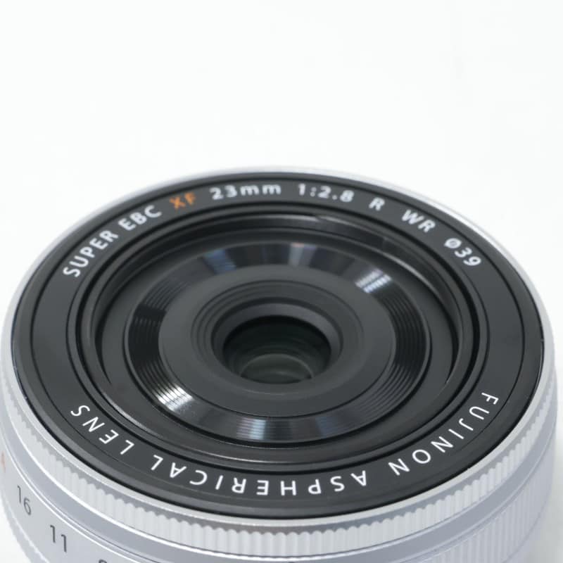 フジノンレンズ XF23mmF2.8 R WR シルバー