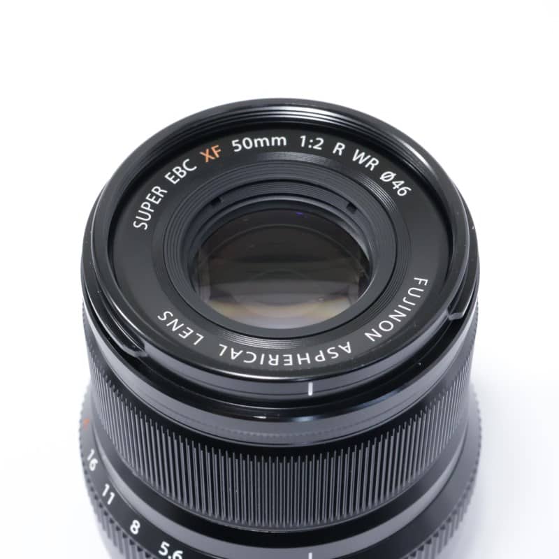 富士フイルム フジノンレンズ XF50mmF2 R WR ブラック ABランク 中古