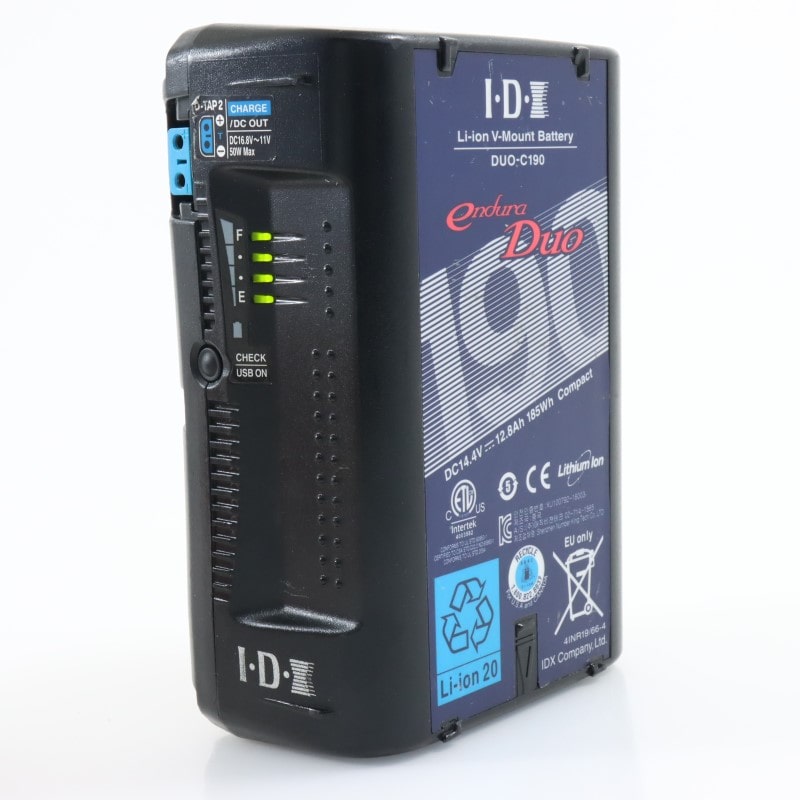 IDX DUO-C190 [Vマウントタイプリチウムイオンバッテリー] 中古