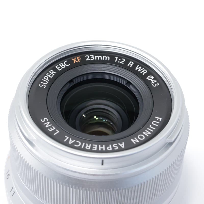 富士フイルム フジノンレンズ XF23mmF2 R WR シルバー ABランク 中古
