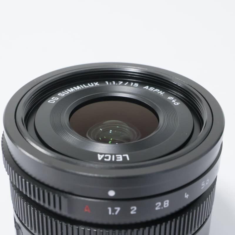 LEICA DG SUMMILUX 15mm/F1.7 ASPH. ブラック H-X015-K