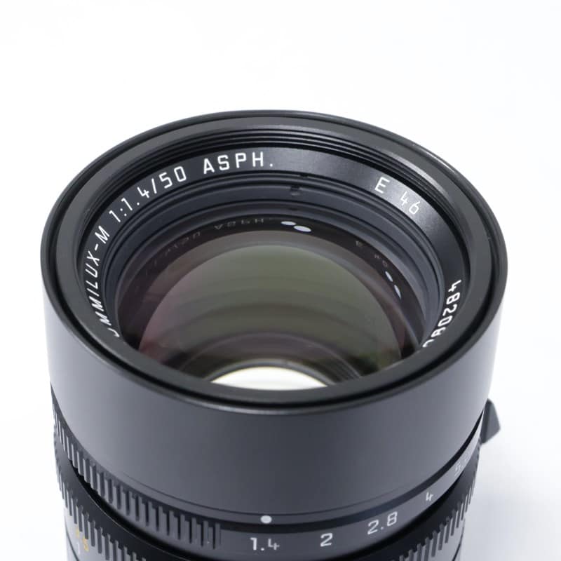 ライカ ズミルックス M 1.4/50mm ASPH.ブラック (6bit) Leica ズミルックス M 50mm F1.4 ASPH. ブラック 6bit ABランク 中古