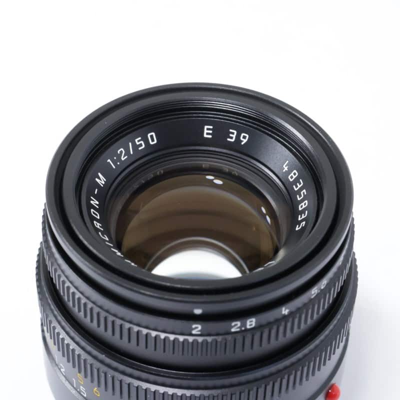 ライカ ズミクロンM f2/50 ブラック 11826 Leica ズミクロン M 50mm F2 ブラック 6bit 11826 (11826C) AB+ランク