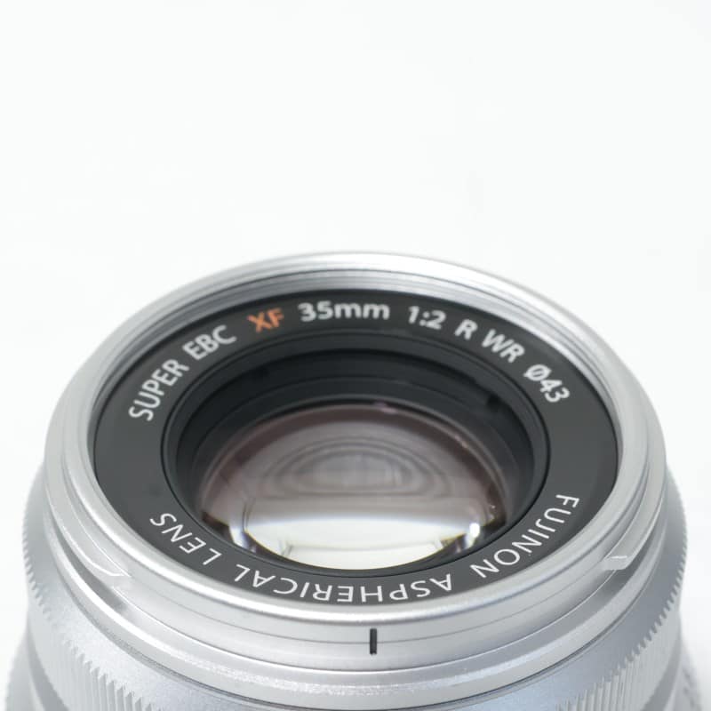 フジノンレンズ XF35mmF2 R WR シルバー