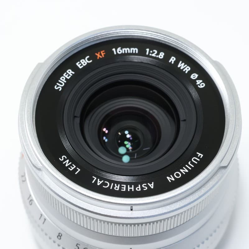 フジノンレンズ XF16mmF2.8 R WR シルバー