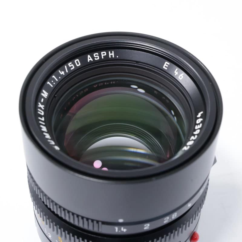 ライカ ズミルックス M 1.4/50mm ASPH.ブラック (6bit) Leica ズミルックス M 50mm F1.4 ASPH. ブラック 6bit ABランク 中古