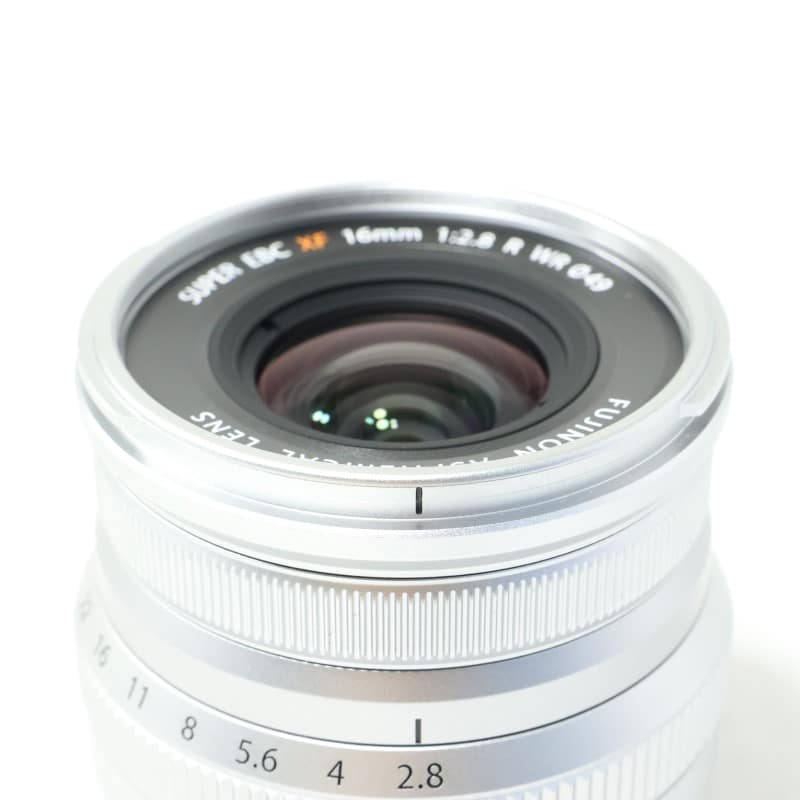 フジノンレンズ XF16mmF2.8 R WR シルバー