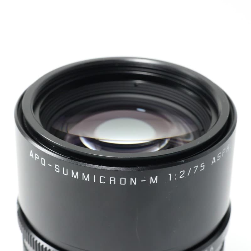 ライカ アポ・ズミクロンM f2/75mm ASPH. ブラック 11637C