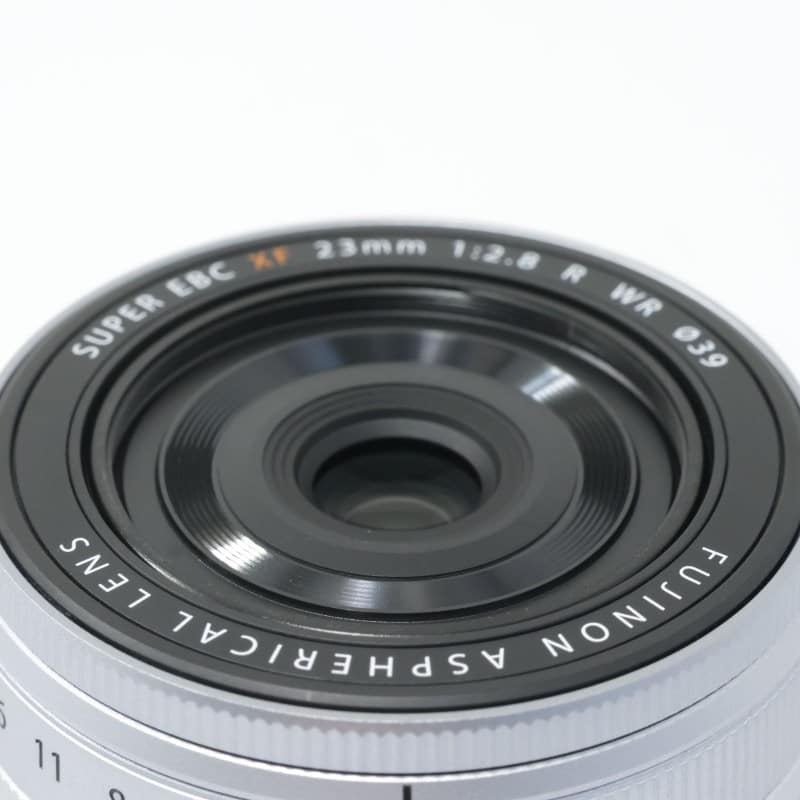 フジノンレンズ XF23mmF2.8 R WR シルバー