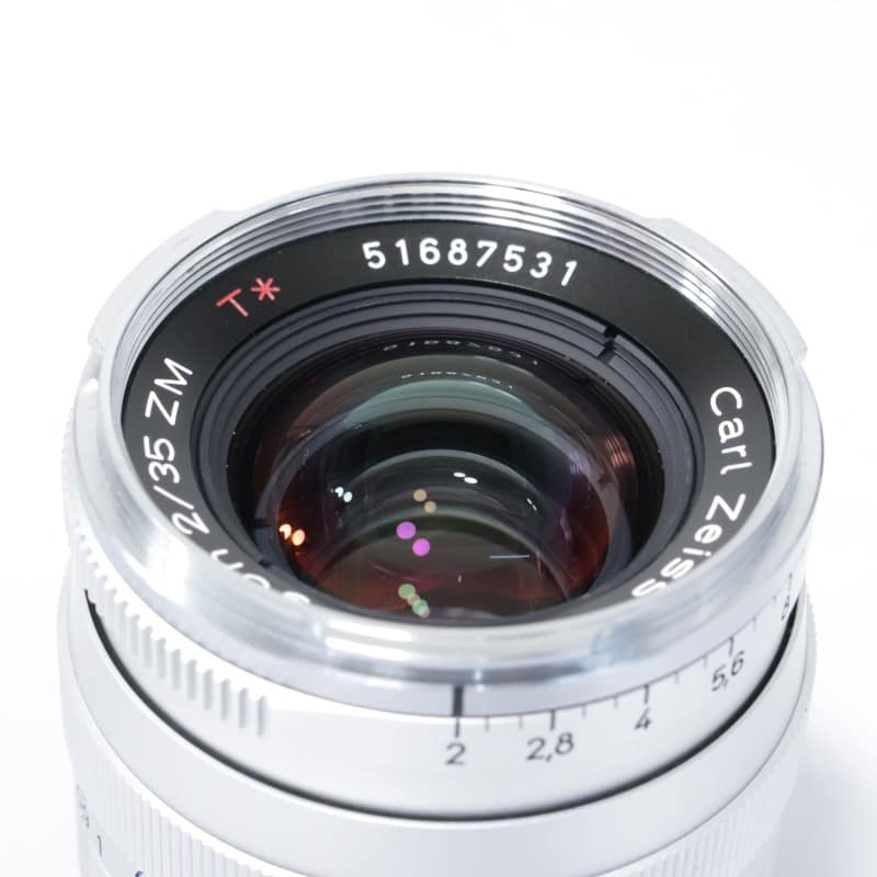 ZEISS Biogon T* 2/35 ZM シルバー AB+ランク 中古｜フジヤカメラ