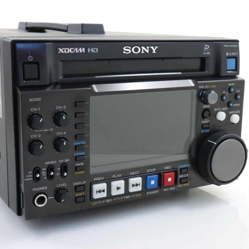 SONY　ソニー　XDCAM　HD422　PDW-HD1500 Sony PDW-HD1500 XDCAM HD422 Professional Disc Recorder Lower