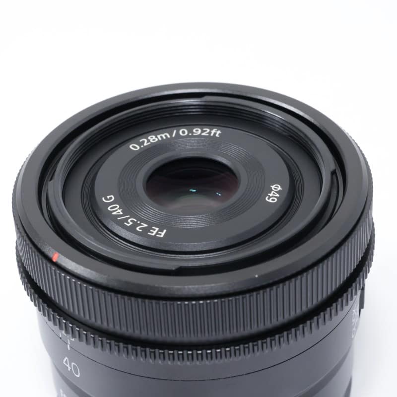 SONY FE 40mm F2.5 G SEL40F25G AB-ランク 中古｜フジヤカメラ