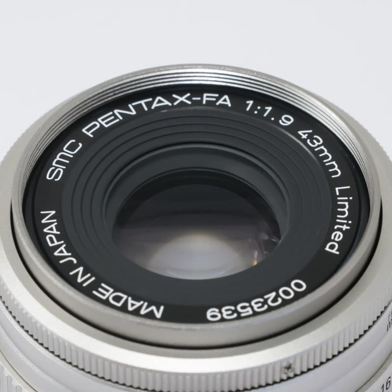smc PENTAX-FA 43mmF1.9 Limited シルバー