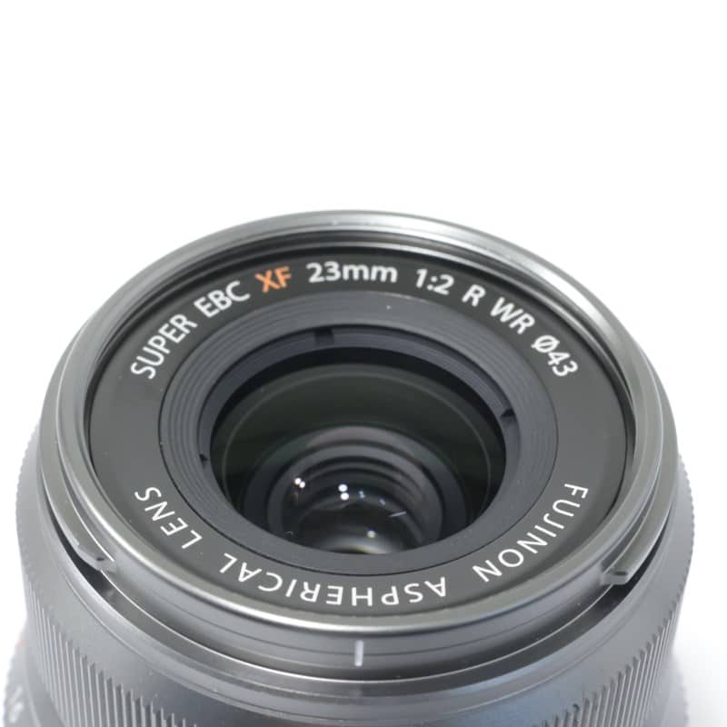フジノンレンズ XF 23mm F2 R WR グラファイト