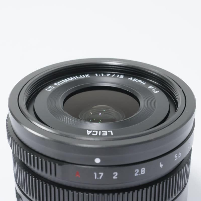 Panasonic LEICA DG SUMMILUX 15mm/F1.7 ASPH. ブラック H-X015-K A