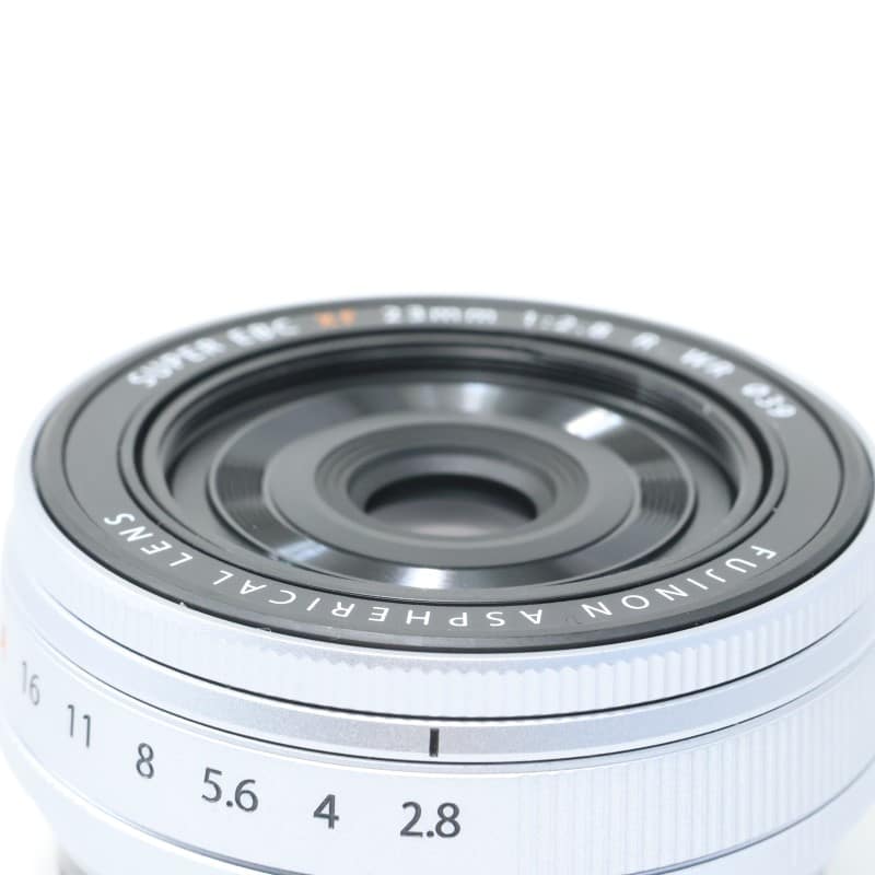 フジノンレンズ XF23mmF2.8 R WR シルバー