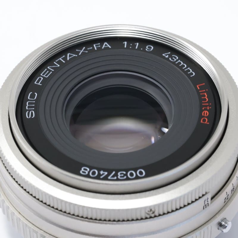 PENTAX smc PENTAX-FA 43mmF1.9 Limited シルバー ABランク 中古