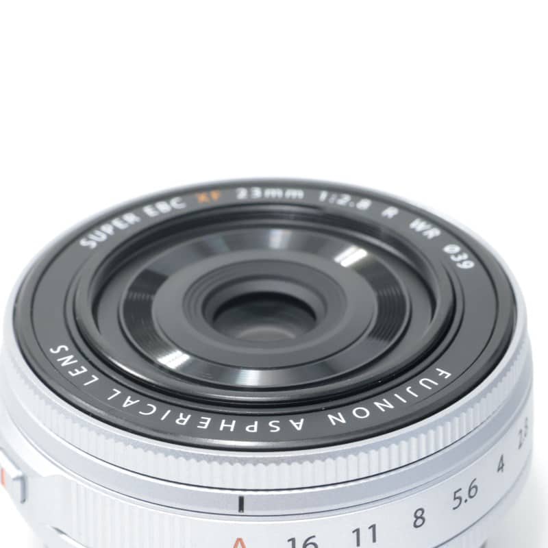 フジノンレンズ XF23mmF2.8 R WR シルバー