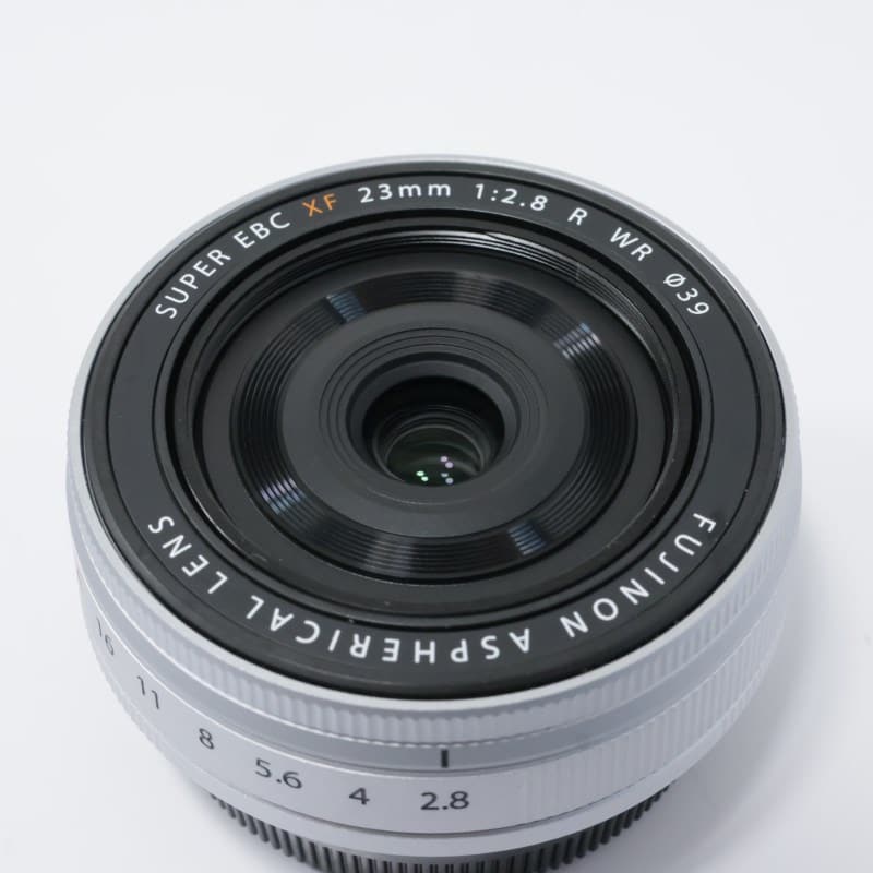 富士フイルム フジノンレンズ XF23mmF2.8 R WR シルバー ABランク 中古