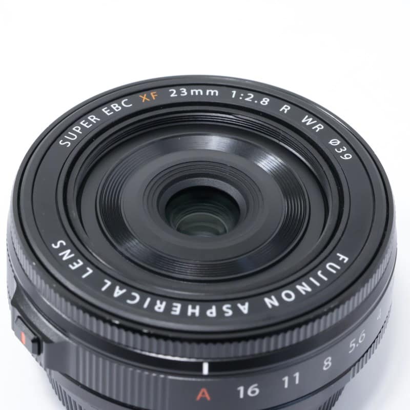 富士フイルム フジノンレンズ XF23mmF2.8 R WR ブラック ABランク 中古