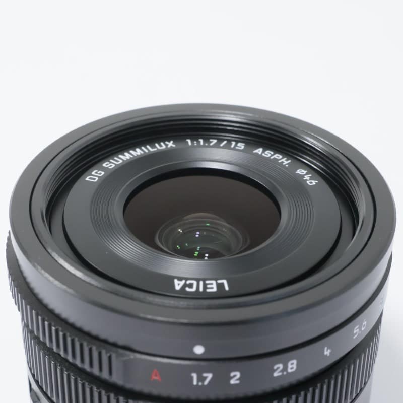 Panasonic LEICA DG SUMMILUX 15mm/F1.7 ASPH. ブラック H-X015-K A