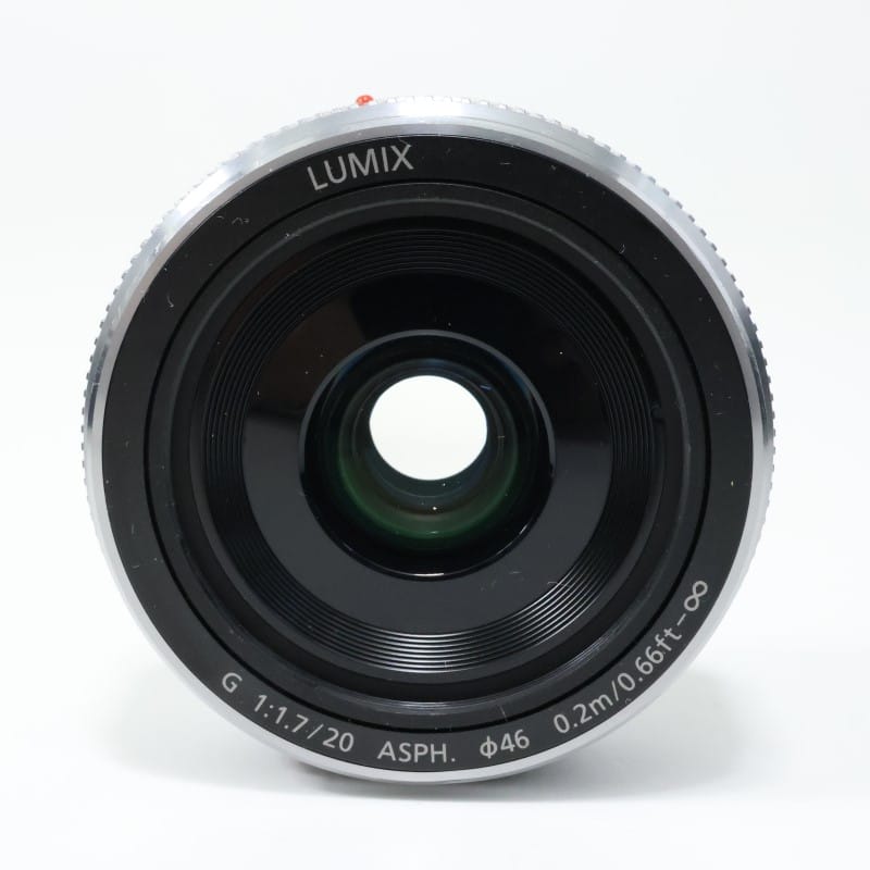 Panasonic LUMIX G 20mm/F1.7 II ASPH. シルバー H-H020A-S 中古