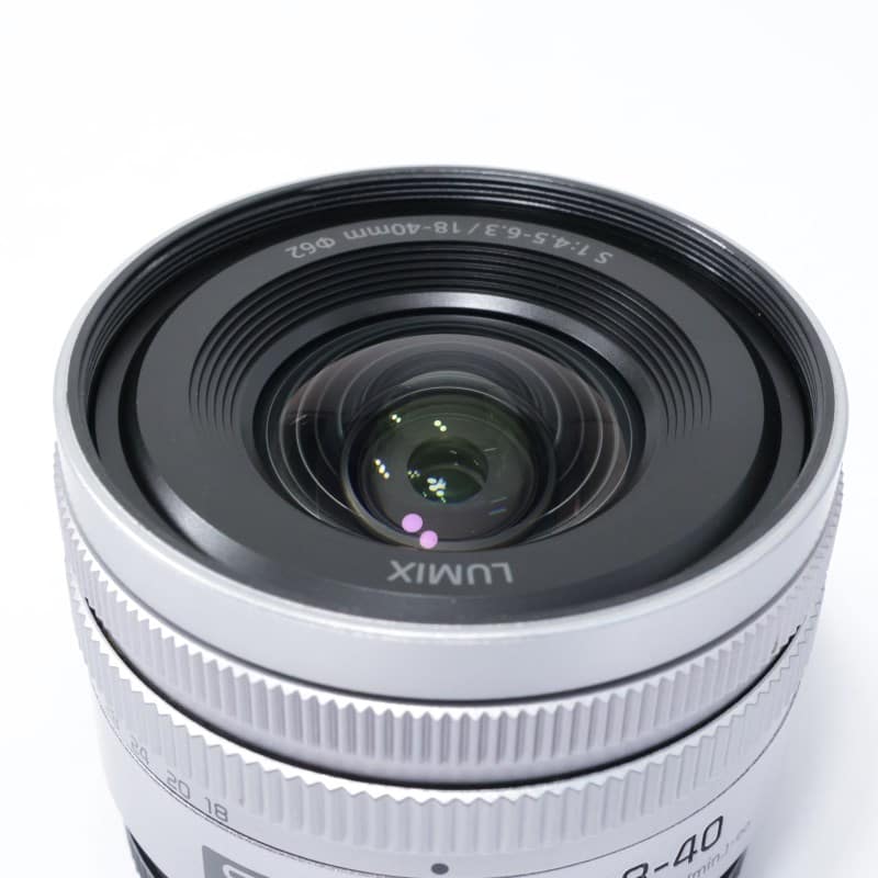 Panasonic LUMIX S 18-40mm F4.5-6.3 シルバー S-R1840 Aランク 中古