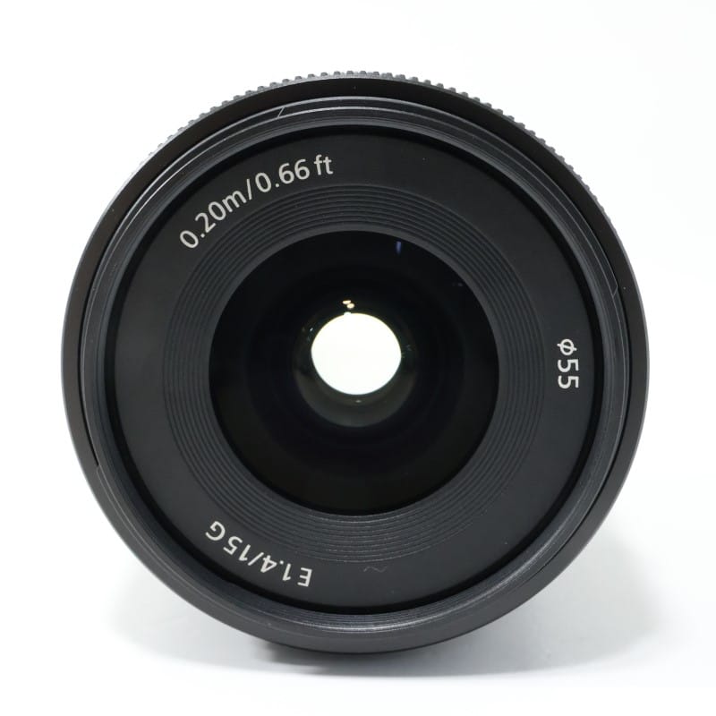 SONY E 15mm f1.4 G SEL15F14G 5年長期保証付　美品 新品)SONY (ソニー) E 15mm F1.4 G SEL15F14G（商品ID