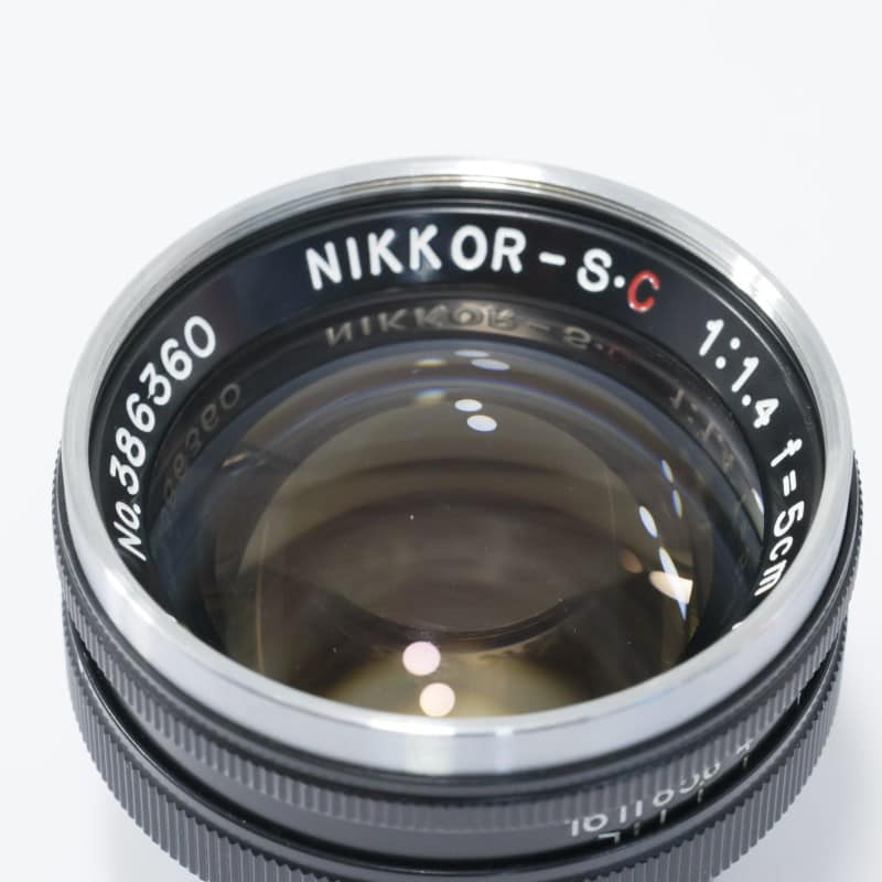 Nikkor SC 5cm F1.4 黒鏡胴 Sマウント