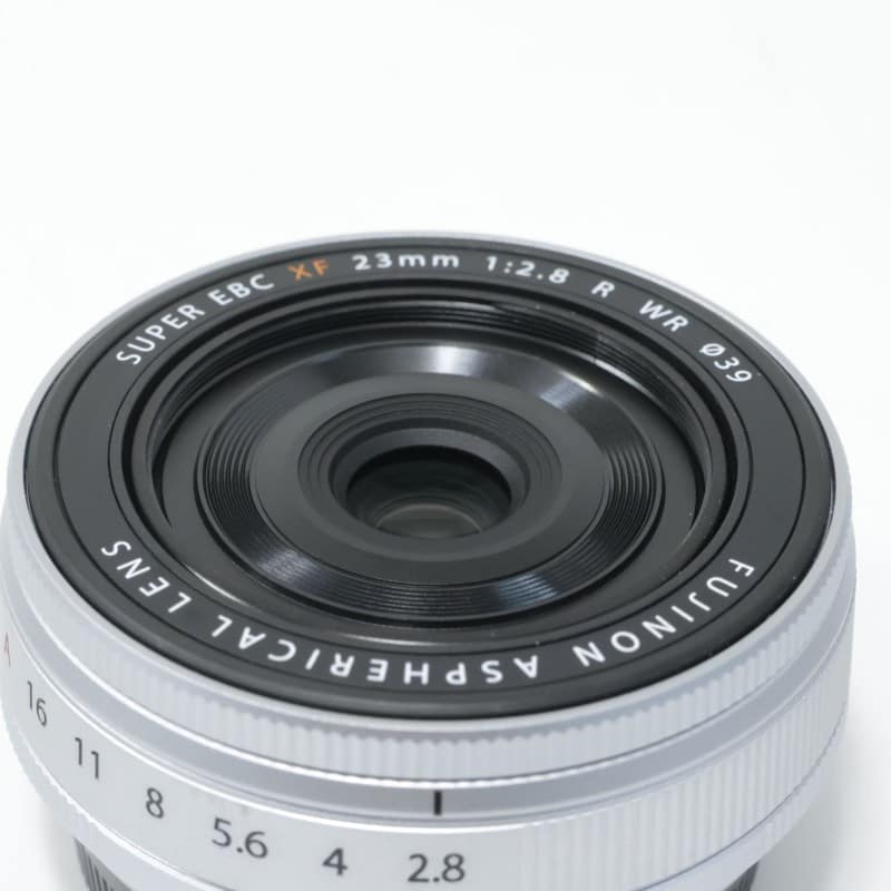 フジノンレンズ XF23mmF2.8 R WR シルバー