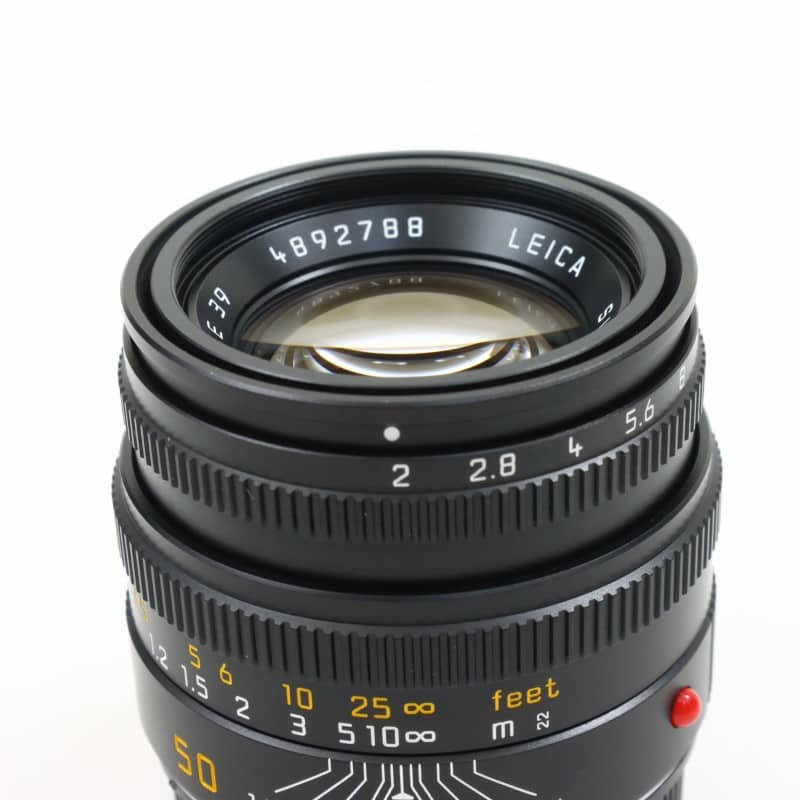 ズミクロン M 50mm F2 ブラック 6bit 11826 (11826C)